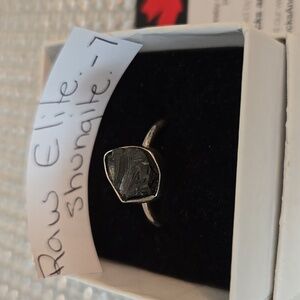 Ring, Crystals, Shungite